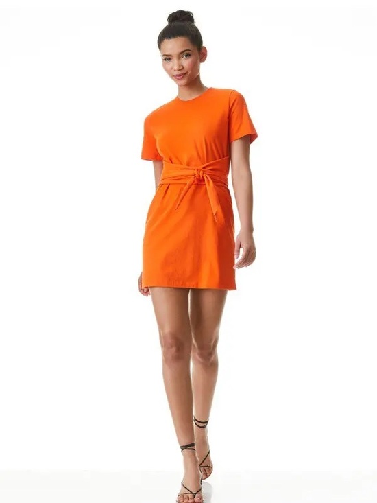 Alice + Olivia Dresses & Skirts - Alice + Olivia Evie Tie Waist T-Shirt Dress